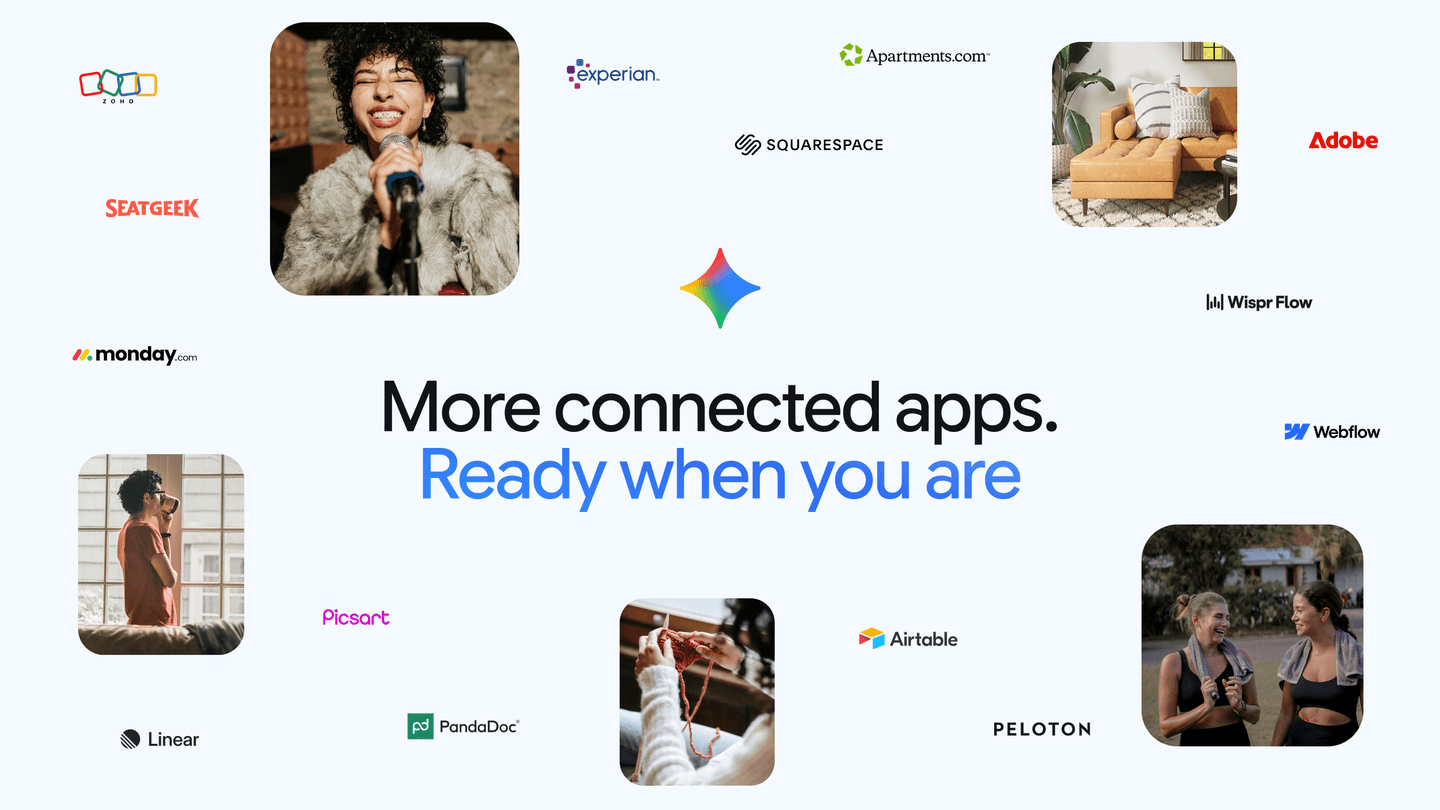 A New Wave of Connected Apps Is Rolling Out to Gemini
